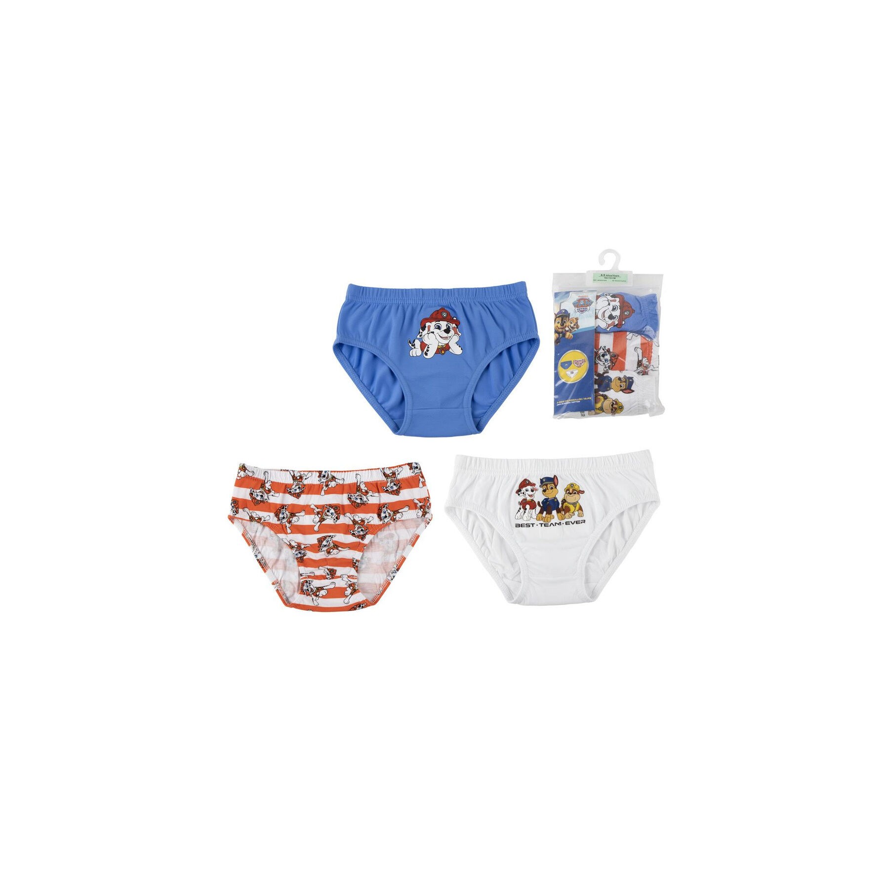 Set 3 calzoncillos Patrulla Canina Paw Patrol