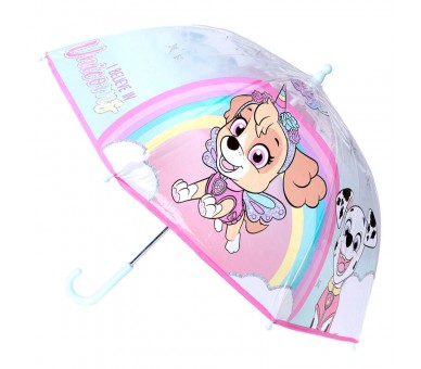 Paraguas manual burbuja Skye Patrulla Canina Paw Patrol 45cm