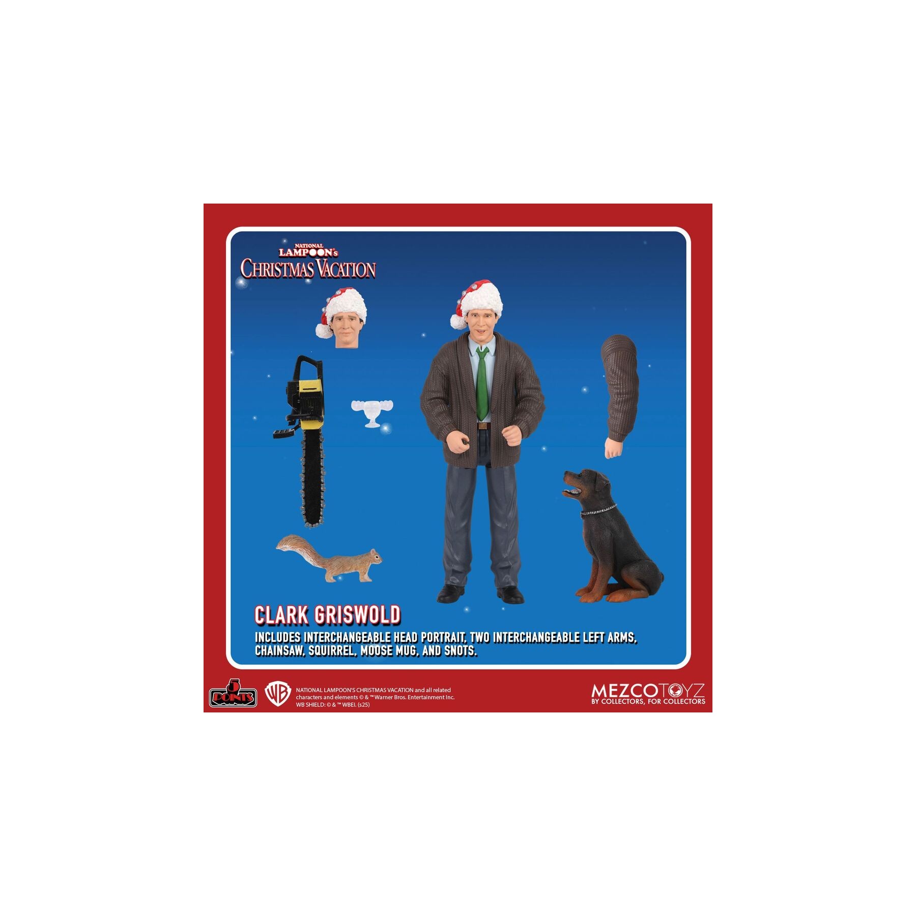 Figura Clark Griswold ¡Socorro! Ya es Navidad 10cm