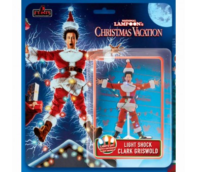 Figura Clark Griswold Light Shock ¡Socorro! Ya es Navidad 10cm