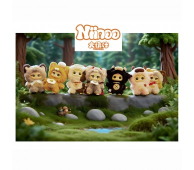Muñeco llavero sorpresa Blind Box Niinoo 17cm surtido
