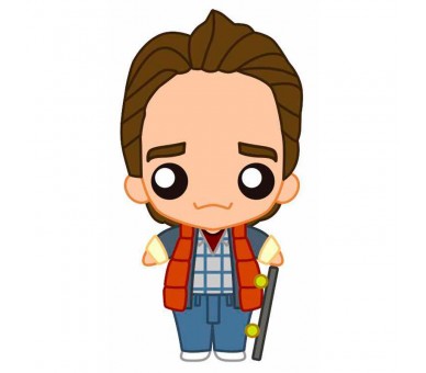 Figura Pokis Marty McFly aeropatin Regreso al Futuro