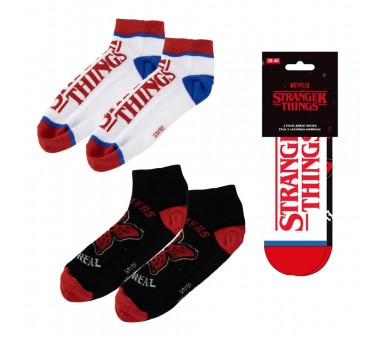 Set 2 pares calcetines Stranger Things adulto