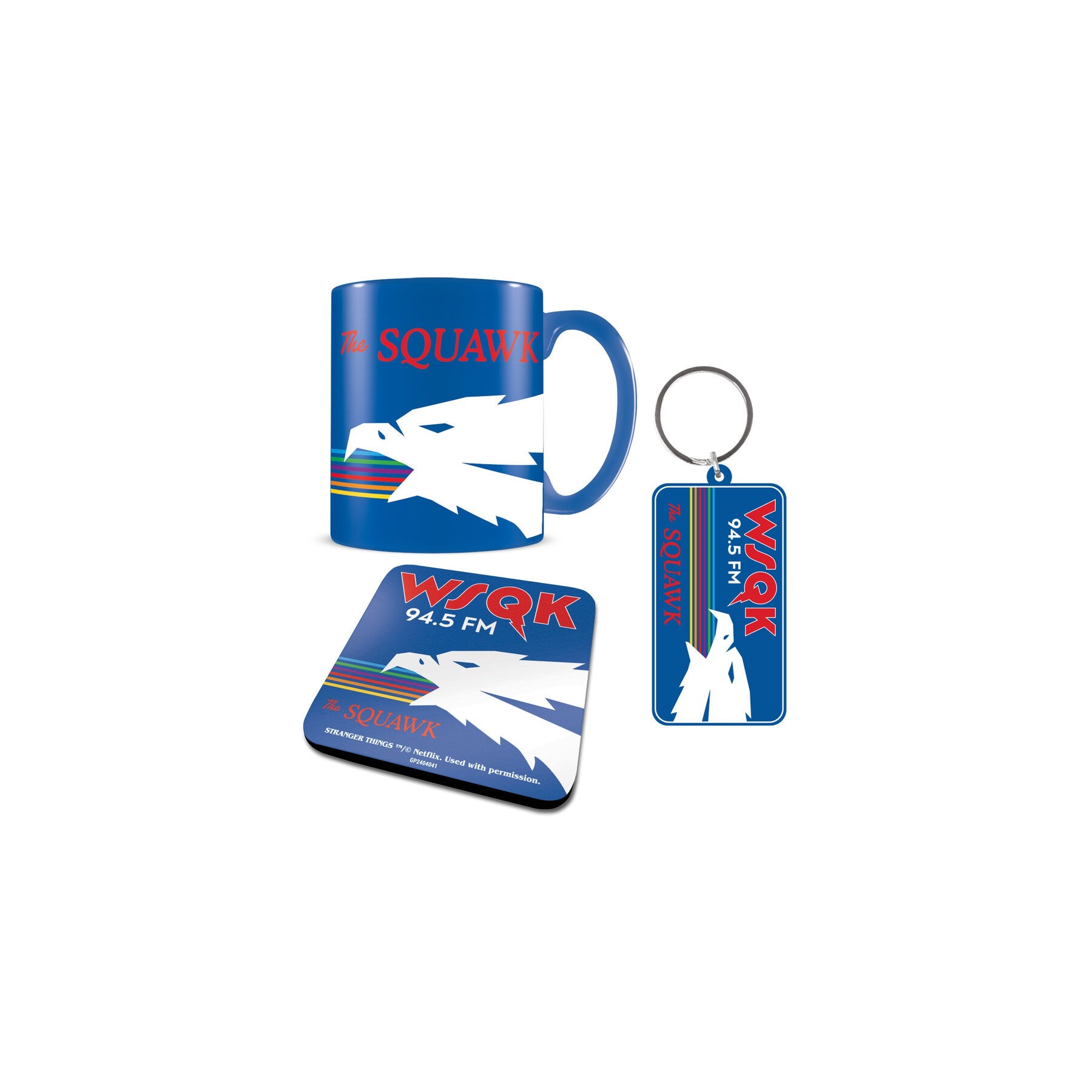 Set Taza + Posavasos y llavero Stranger Things 5