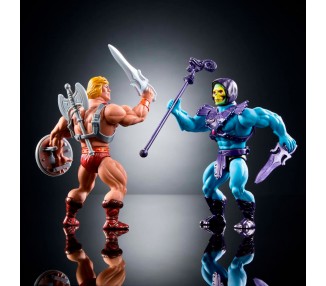 Set 2 figuras He-Man y Skeletor 80 Aniversario Mattel Masters of the Universe Origins 14cm