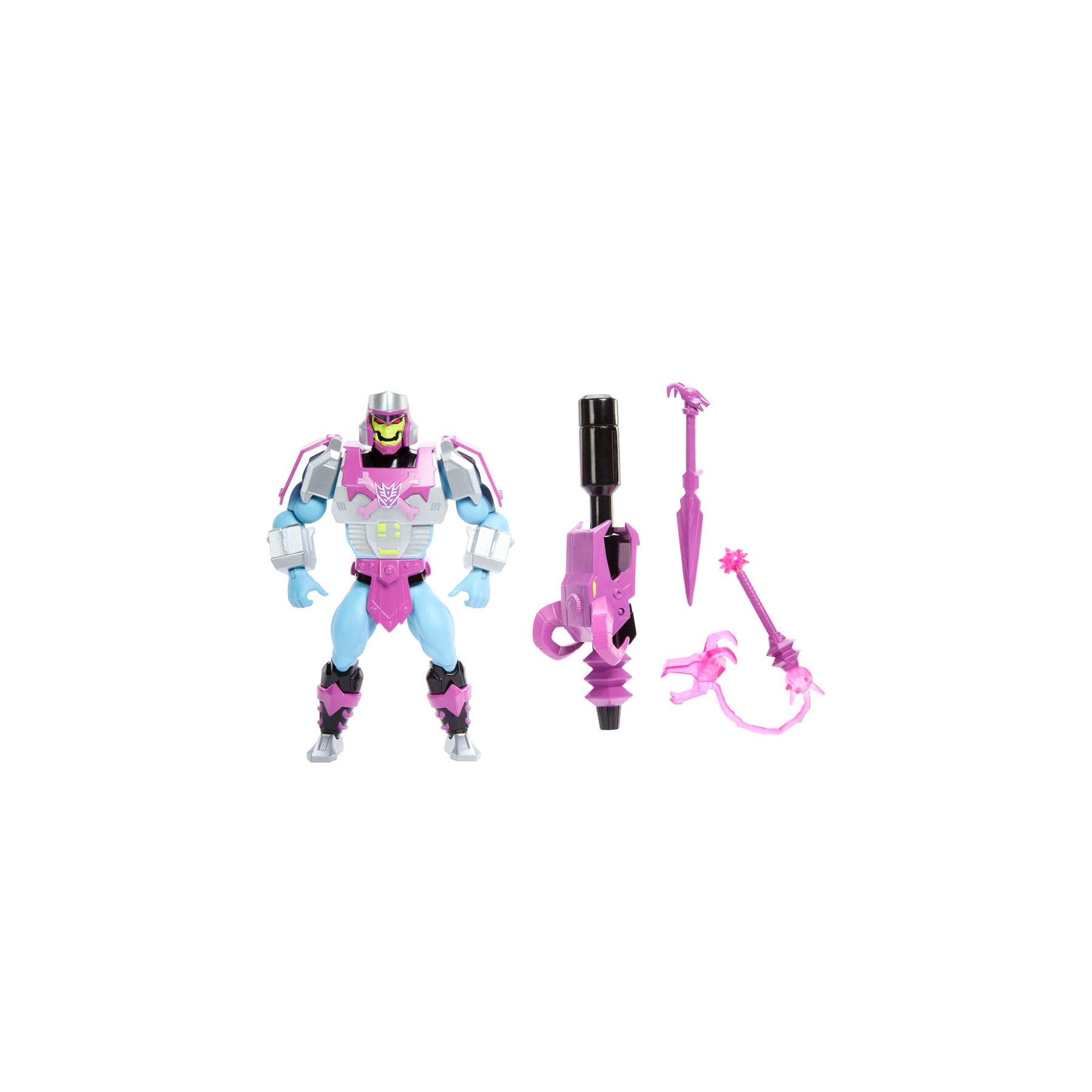 Figura Armor Skeletor Megatron Transformers Masters of the Universe 14cm