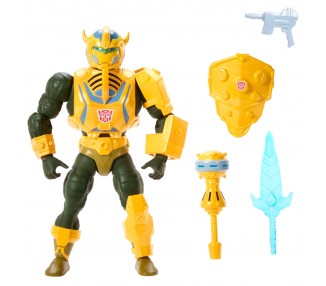 Figura Man-At-Arms Bumblebee Transformers Masters of the Universe 14cm