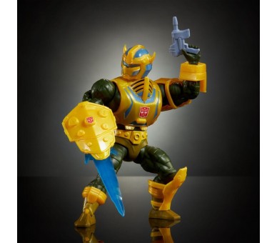 Figura Man-At-Arms Bumblebee Transformers Masters of the Universe 14cm