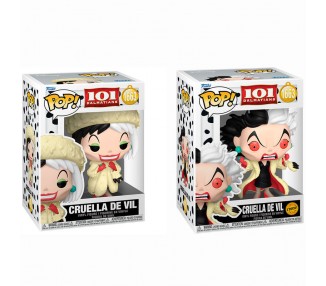 Figura POP Disney 101 Dalmatas Cruella de Vil 5 + 1 Chase