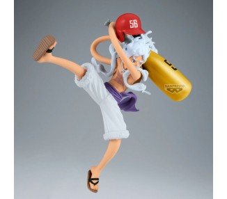Figura Monkey D. Luffy Gear 5 Battle Record One Piece 17cm
