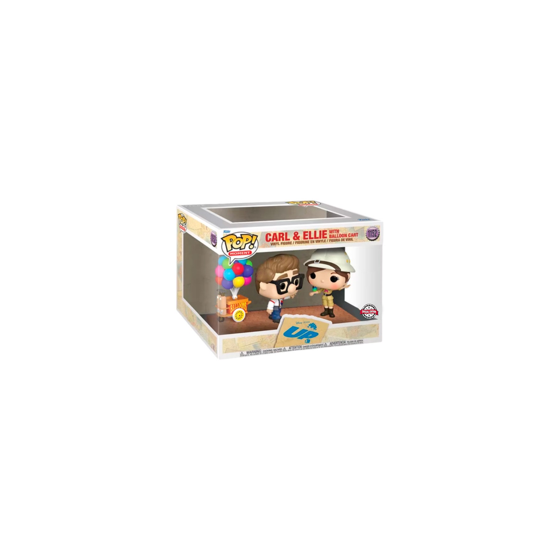 Figura POP Disney Pixar Up Carl & Ellie with Balloon Cart Exclusive
