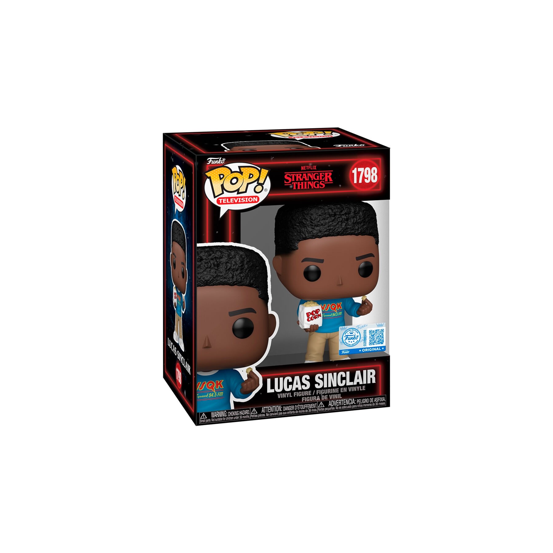 Figura POP Stranger Things 5 Lucas Sinclair Exclusive