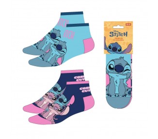 Set 2 pares calcetines Stitch Disney adulto