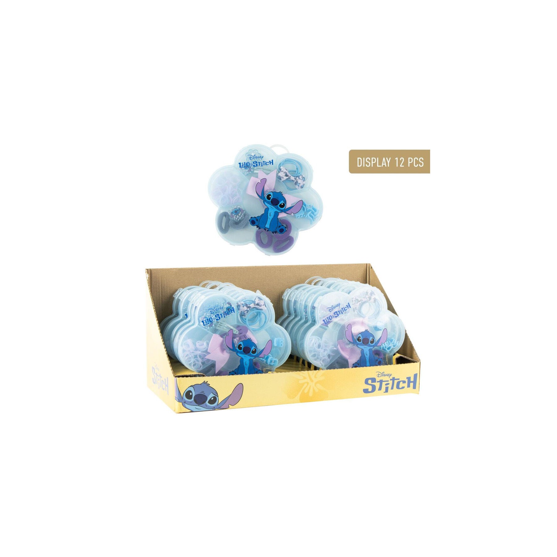 Set belleza Stitch Disney 20pzs surtido