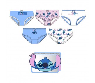 Set 5 braguitas Stitch