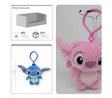 Llavero peluche Stitch Disney surtido