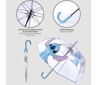 Paraguas manual Stitch Disney 60cm