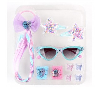 Set belleza + gafas Stitch Disney