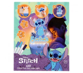 Figura para pintar luz LED Stitch Disney