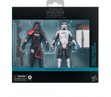 Blister 2 figuras Purge Trooper & Patrol Trooper Jedi Survivor Star Wars 15cm
