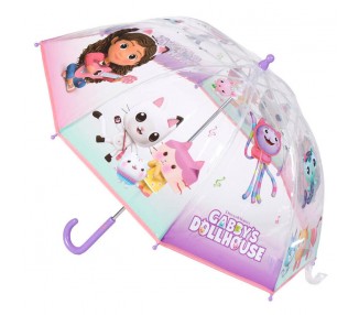 Paraguas manual burbuja La Casa de Muñecas de Gabby 45cm
