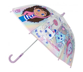 Paraguas manual burbuja La Casa de Muñecas de Gabby