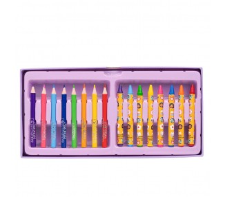 Maletin papeleria coloreable La Casa de Muñecas de Gabby