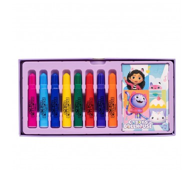Maletin papeleria coloreable La Casa de Muñecas de Gabby