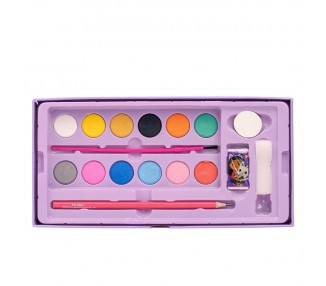 Maletin papeleria coloreable La Casa de Muñecas de Gabby