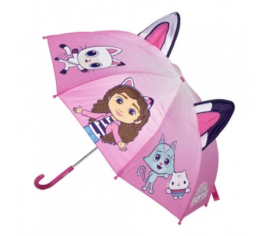 Paraguas manual La Casa de Muñecas de Gabby 45cm