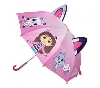 Paraguas manual La Casa de Muñecas de Gabby 45cm