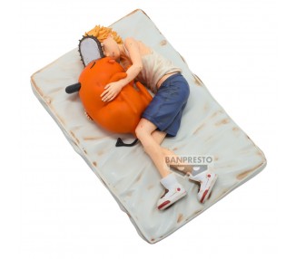 Figura Denji & Pochita Break Time Chainsaw Man 14cm