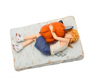 Figura Denji & Pochita Break Time Chainsaw Man 14cm