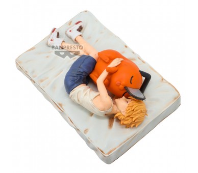 Figura Denji & Pochita Break Time Chainsaw Man 14cm
