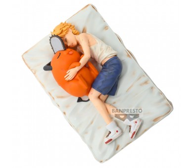 Figura Denji & Pochita Break Time Chainsaw Man 14cm