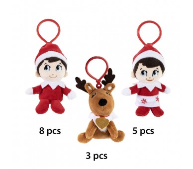 Llavero peluche The Elf on the Shelf surtido