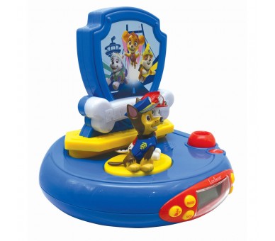 Reloj Despertador Proyector 3D Patrulla Canina Paw Patrol