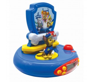 Reloj Despertador Proyector 3D Patrulla Canina Paw Patrol
