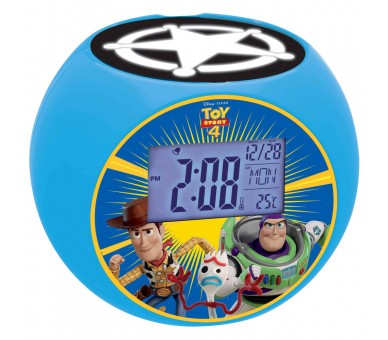 Reloj Despertador Proyector Radio Toy Story Disney Pixar