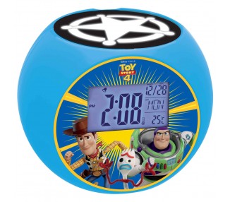 Reloj Despertador Proyector Radio Toy Story Disney Pixar