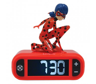 Reloj Despertador Luz Nocturna 3D Prodigiosa Lady bug
