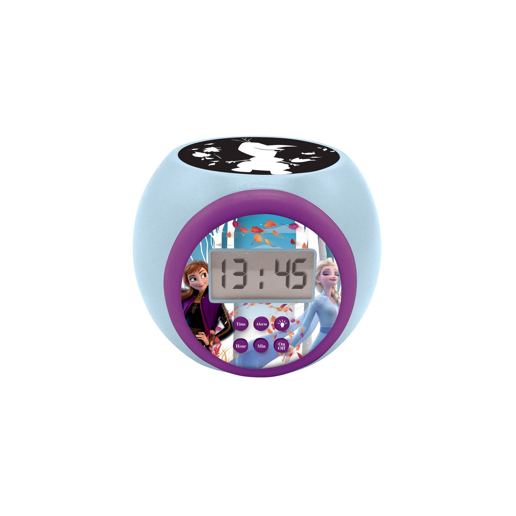Reloj Despertador Proyector Frozen Disney