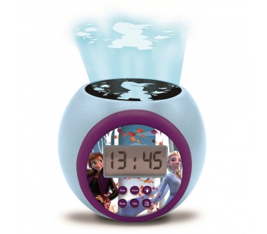 Reloj Despertador Proyector Frozen Disney