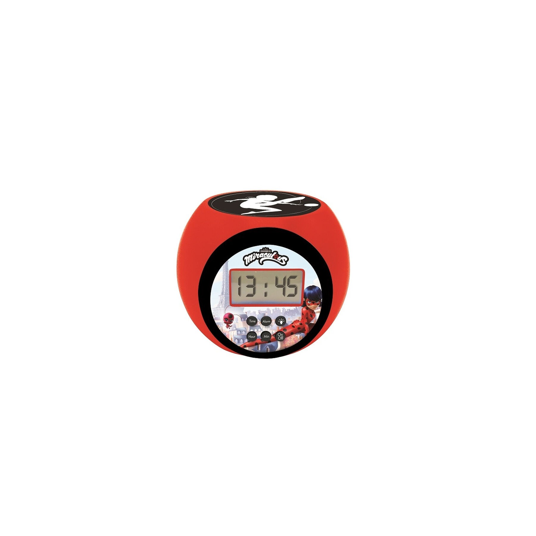 Reloj Despertador Proyector Prodigiosa Ladybug
