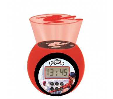 Reloj Despertador Proyector Prodigiosa Ladybug