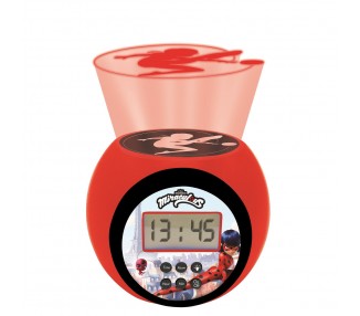 Reloj Despertador Proyector Prodigiosa Ladybug