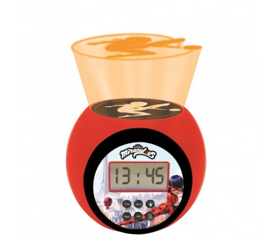 Reloj Despertador Proyector Prodigiosa Ladybug