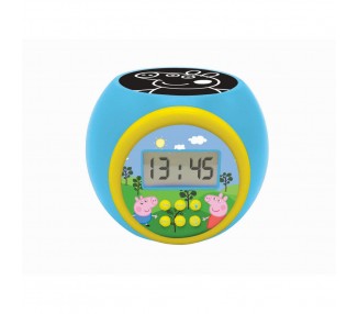 Reloj Despertador Proyector Peppa Pig