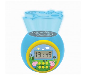 Reloj Despertador Proyector Peppa Pig