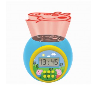 Reloj Despertador Proyector Peppa Pig